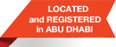 LOCATED and REGISTERED in ABU DHABI